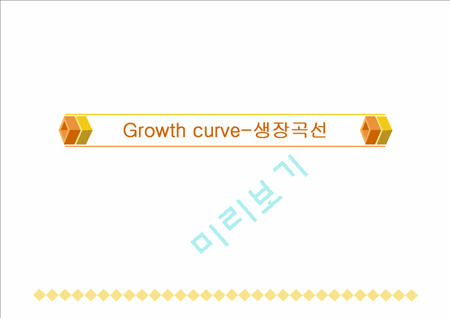 Growth curve-증식곡선   (1 )